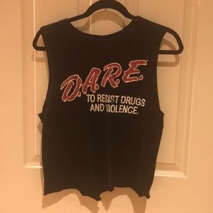 Vintage DARE cutoff tee